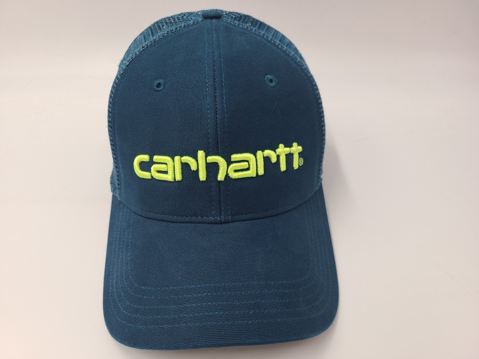 Carhartt Mesh Trucker Snapback Hat Cap Workwear Baseball Men Women Blue Green