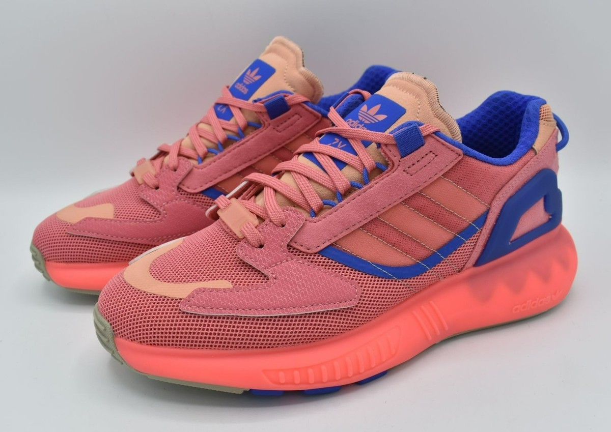 adidasバッシュ Adidas ZX 5K Boost Womens Hazy Rose Blush Pink Gray Blue
