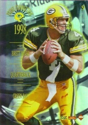 BRETT FAVRE ANTONIO FREEMAN 1998 Collector's Edge Advantage Prime Connection #9