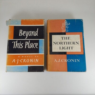 Beyond This Place 1953 & The Northern Light 1958 A.J. Cronin HCDJ Lot 