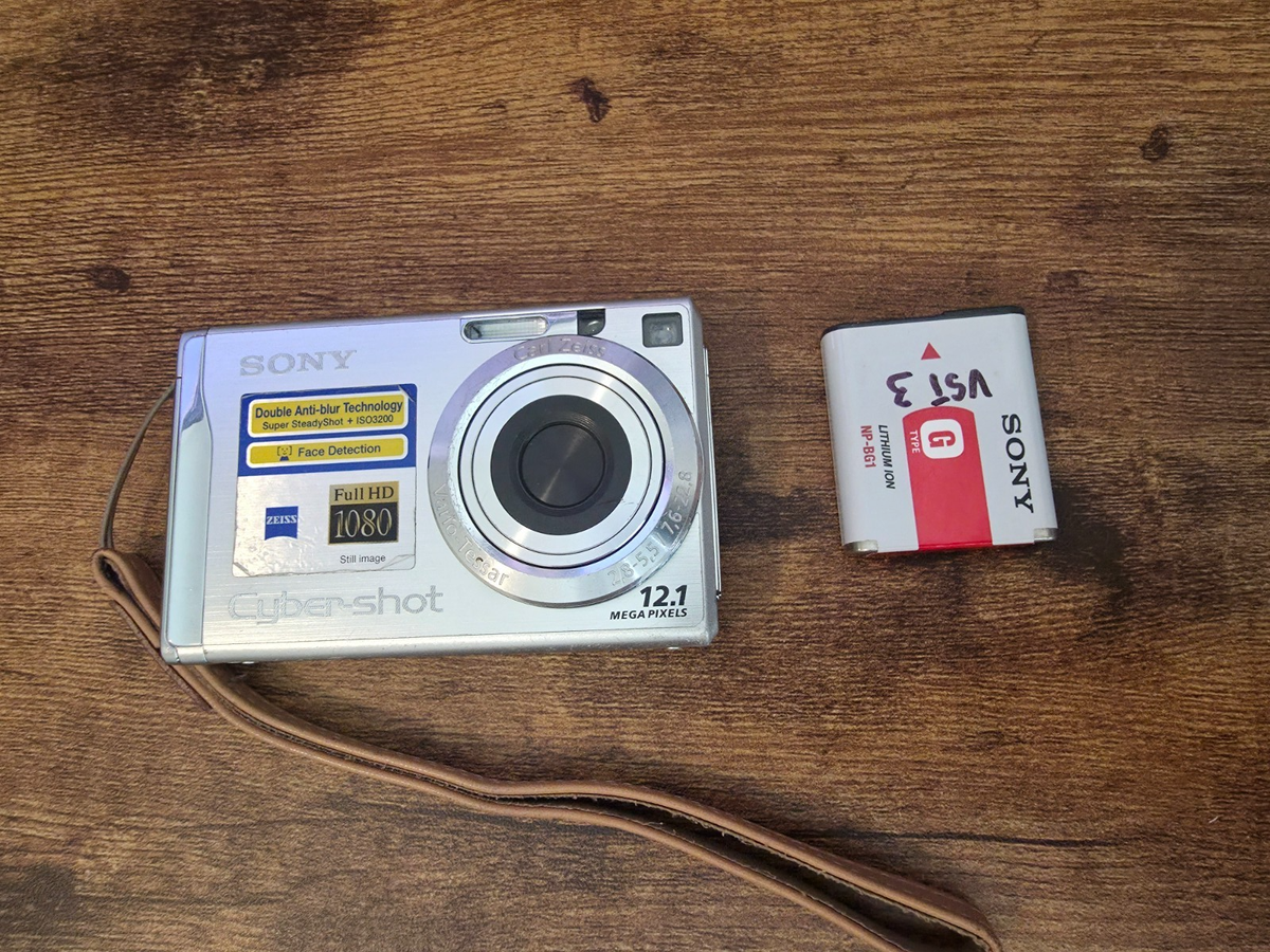 Sony Cyber-shot DSC-W200 12.1MP Digital Camera Silver | eBay