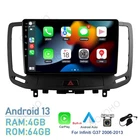 4+64GB For Infiniti G37 2006-2013 Radio Car Stereo Carplay Android 13 GPS Navi