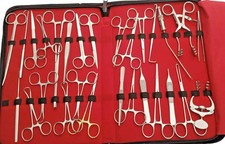 Set of 28 Pcs Professional Plastic Surgery Kit Surgical Instruments