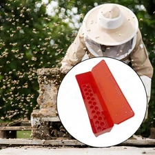 Transport Cage Queen Bee Box Portable Built-in 20 Compartments Tray Bees