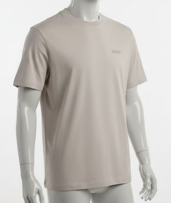 Mackage Mens''' Beige TEE-R Silicone Logo T-Shirt Size S