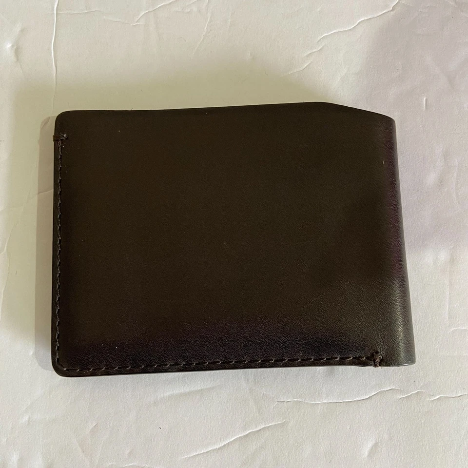 John Varvatos Star EE. UU. Bushwick Cartera de Cuero Marrón Oscuro NUEVA - SIN CAJA Foto 3 de 3