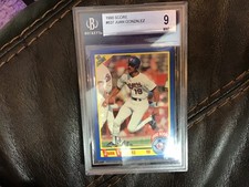 1990 Score #637 Juan Gonzalez Beckett 9