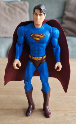 Superman Returns Actionfigur Mattel 2006 J2082 DC Comics Stoff-Cape 14cm