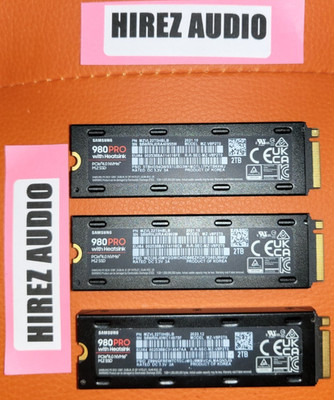 SAMSUNG 980 PRO 2TB with HEATSINK (PS5 Ready) M.2 NVMe (MZ-V8P2T0CW) New 0 Hr