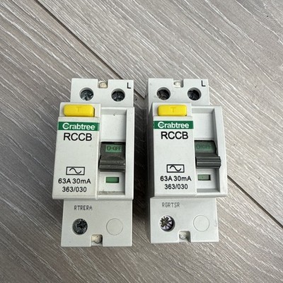 Crabtree Starbreaker RCD/RCCB 30mA 63A 363/030 (W) 