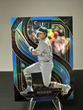 2025 Panini Select - NICK KURTZ (RC) /199 Premier Level Light Blue Prizm #102  