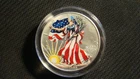 1999 Colorized American Silver Eagle 1 Oz From A Local Estate