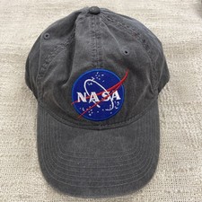 NASA Embroidered Gray Adjustable Baseball Cap Hat