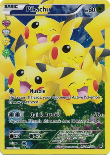 Lightly Played Pikachu - RC29/RC32 - Full Art Ultra Rare Pokemon Generations: Ra