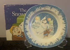 The Snowman Coalport Characters 2002 Porcelain Children's Plate 