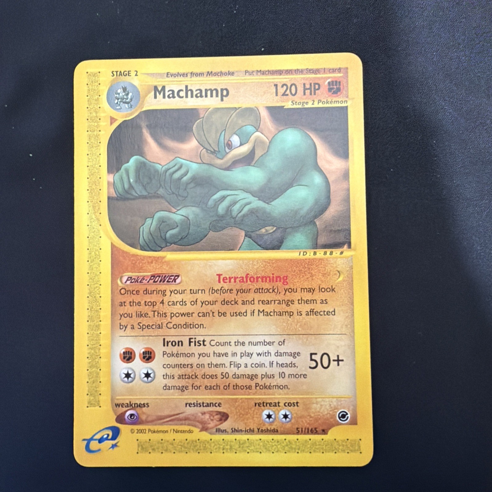 Pokémon Card Machamp Expedition 51/165  E-Reader Non Holo 272💎NM ++💎