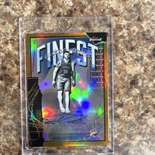 Topps 2025-26 Finest Isaiah Hartenstein Thunder Auto Insert Serial FAU-IH