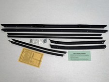 Window Sweeps Weatherstrip For 1969 Oldsmobile 98 Black Front Rear Left Right Window Sweeps Weatherstrip For 1969 Oldsmobile 98 Black Front Rear Left Right