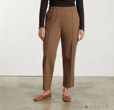 Everlane The Dream Pant Auburn Brown Pull On Office Career Tapered Womens S
