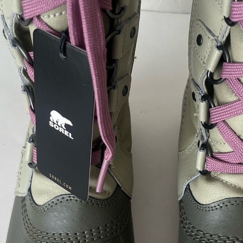 Botas de nieve de invierno acolchadas Sorel con ribete de piel nuevas con etiquetas - Imagen 11 de 11