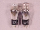 2 76 RCA Black Plate HiFi Amplifier Vintage Vacuum Tubes Strong & Balanced