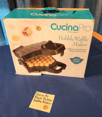 Cucina Pro Bubble Waffle Maker   Open Box, Fully Tested *you're welcome