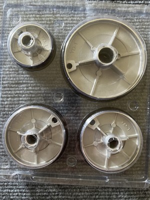 4Pcs Portable Gas Stove Burner Cooker Set, Surface Gas Stove Burner Caps NEW OB