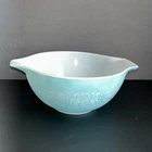 VTG PYREX Amish Butterprint Turquoise 442 Cinderella Bowl 1.5 QT Bowl- READ