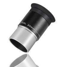 Telescope 1.25'' Super Plossl Eyepiece 20mm 4-Element Plossl Design Threaded ...