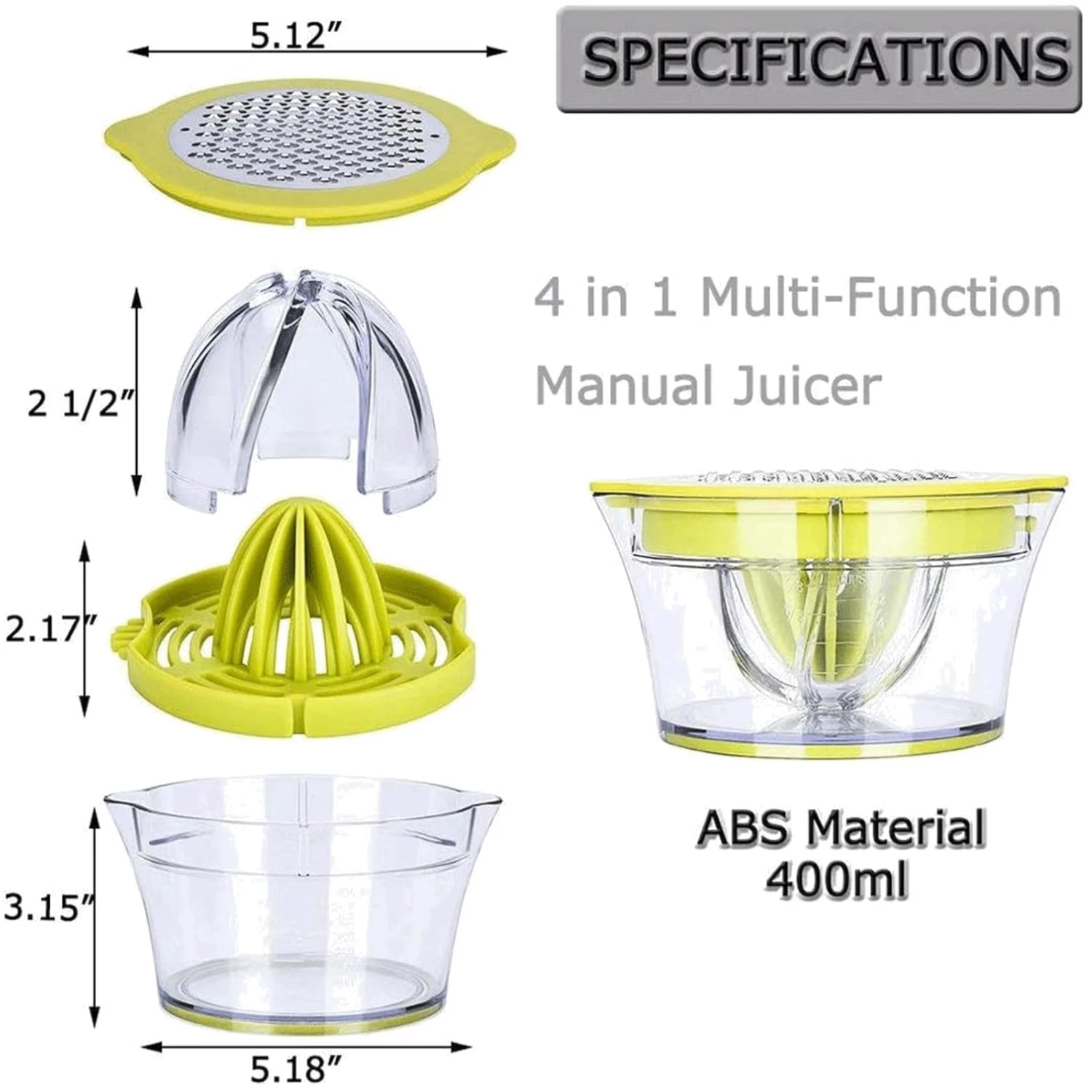 Lemon Squeezer Citrus Juicer - BPA Free