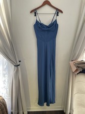 Astr The Label Womens Blue Long Dress SzL New With Tag Y20