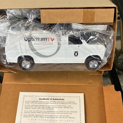 OptimumTV Limited Edition Van Die-cast Metal Vehicle, White, 1997