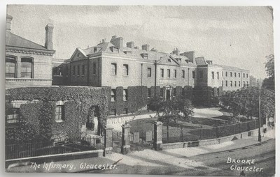 The Infirmary, Gloucester. Herausgegeben von Brooke. um 1915