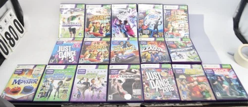 Assorted Xbox 360 17 Kinect Games (B0803G)