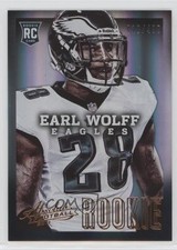 2013 Panini Absolute Rookie 410/499 Earl Wolff #139 0e3