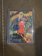 Cam Whitmore 2023-24 Panini Select RC Courtside Orange Flash SP #282 Rockets