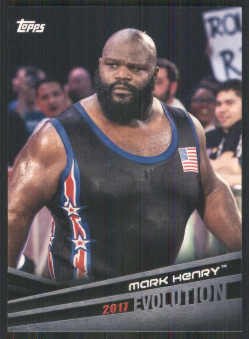 2018 Topps WWE Evolution #E-34 Mark Henry 46697