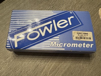 Fowler 52-246-121-0 Digit Counter Blade Micrometer 0-1'' .0001'' EDP 10860