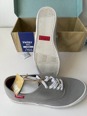 Volley OC Vintage Tennisschuhe / Sneaker Leinen Turnschuhe 60er - neu grau 38/39