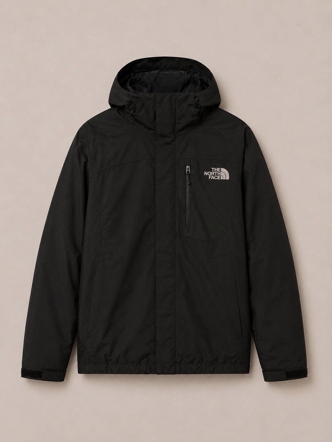 The North Face 2 in 1 HyVent Black Jacket Men’s M