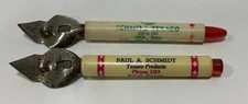 Vintage Schmidt advertising Texaco Beloit, Kansas Bottle Openers & Wichita, KS