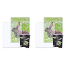 BCW 6x8 Topload Photo Holders   50pcs 2 Packs Rigid PVC Sleeves