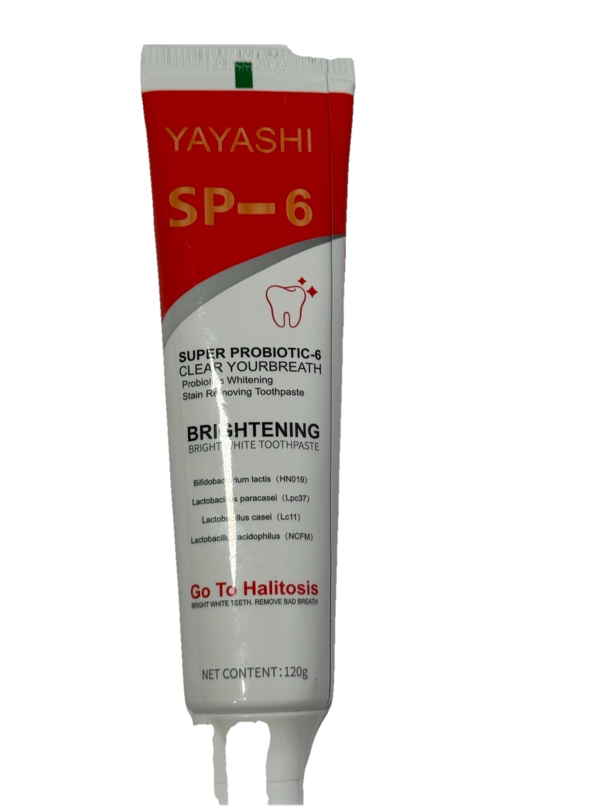 YAYASHI SP-6 Probiotic Toothpaste 120g – Whitening & Breath Care – Open Seal