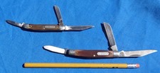 Schrade 34OT & 108OT Old Timer 3 Blade Stockman Peanut Pocket Knife USA Made