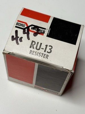 BORG WARNER RU13 IGNITION RESISTOR NOS VINTAGE FORD DODGE GM CHRYSLER