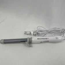 The Beachwaver Co. S1 Dual Voltage Curling Iron - White EUC