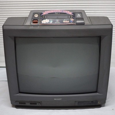 SHARP SF-1 Built-in Super Famicom Color TV 21G-SF1 For parts or