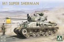 Takom M1 Super Sherman Tank 1:35 Scale Model Kit ref 2206