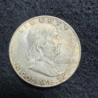 1949 D Franklin Half Dollar Circulated Silver 50c Coin Collectible