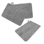 3 Pcs Heat Insulation Mat Bathtub Spa with Felt Sauna Bamboo Mats for Bathroom